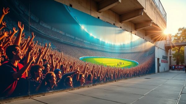 Les affiches rugby : art mural qui transcende la passion du jeu
