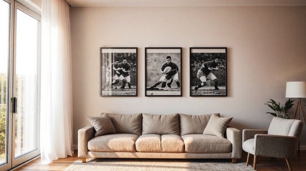 Transformez votre intérieur avec des affiches rugby uniques
